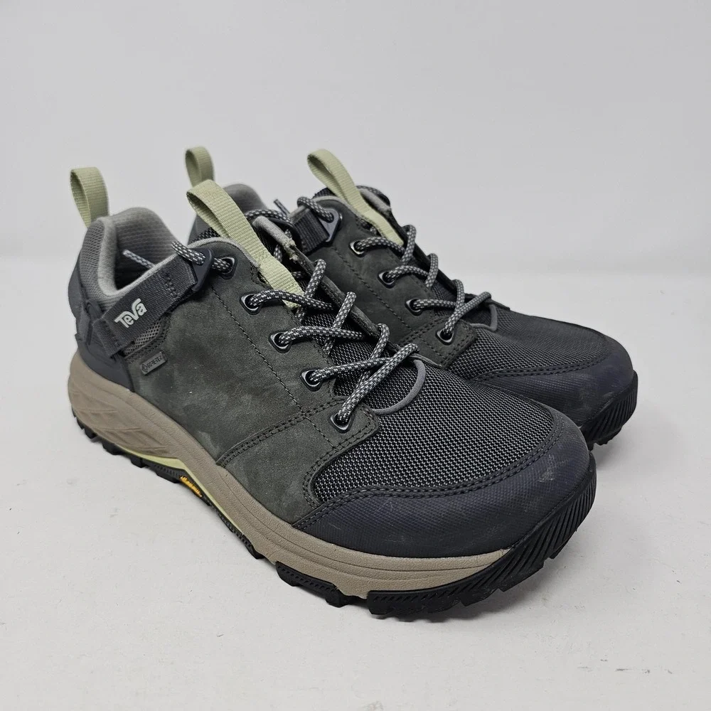 Teva Grandview GTX Shoes Womens Size 8.5‎ Gray GORE-TEX Vibram Hiking Sneakers